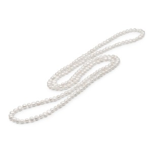 Colier lung 120 cm cu perle naturale baroque 6-7 mm DiAmanti BRW47-R-G Colier lung 120 cm cu perle naturale baroque 6-7 mm DiAmanti BRW47-R-G
